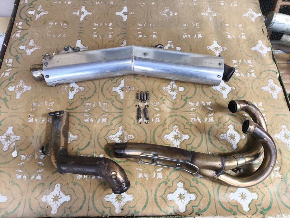 KTM Lc4 wydech tłumik kolektor komplet