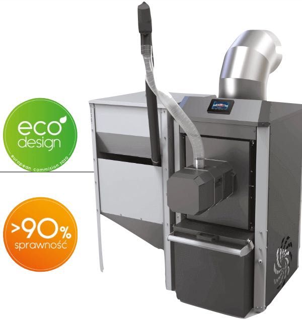 Generator/ nagrzewnica powietrza zasilana pelletem, ogrzewanie hali