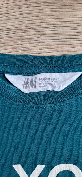 H&M koszulka z długim rękawem, rozm. 122/128