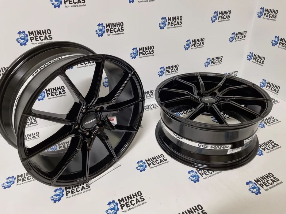 Jantes Veemann (V-FS52) em 19 (5x112) Preto Brilho
