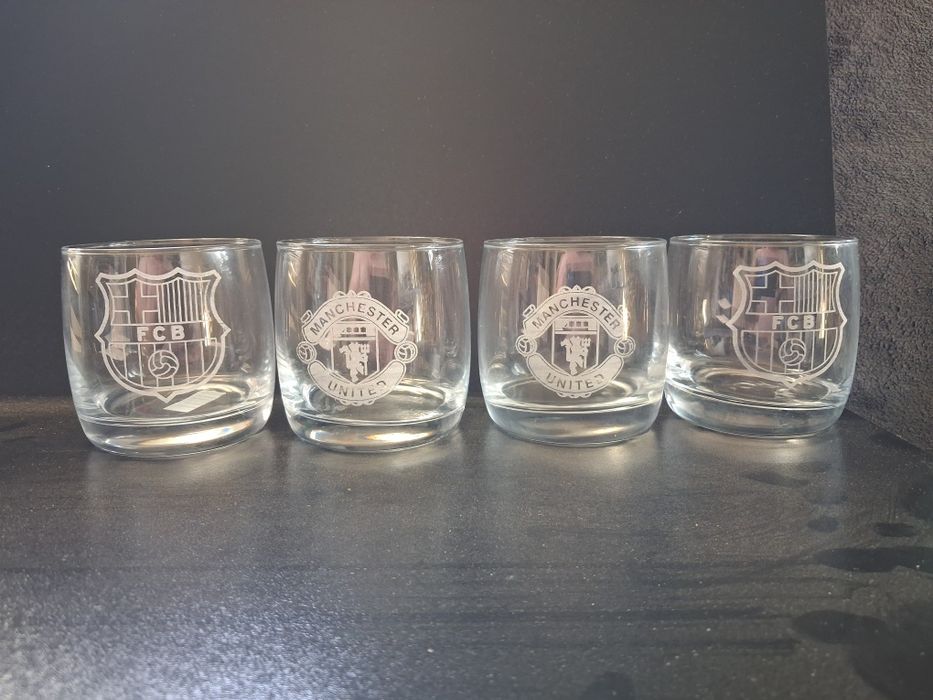 Grawerowanie szkła szklanek szyb