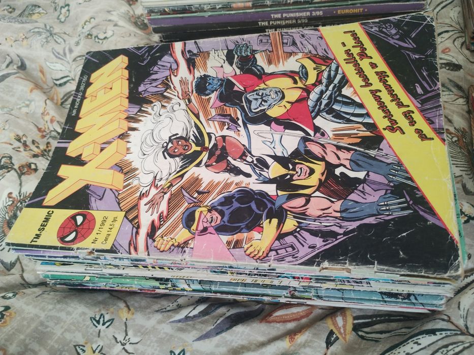 Komiksy Marvel DC (Spiderman Batman Superman X-Men Punisher i inne)