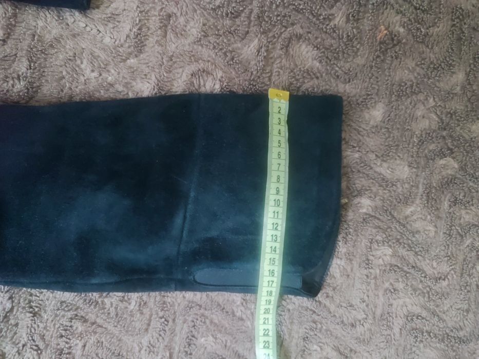 Сапоги женские замшевые