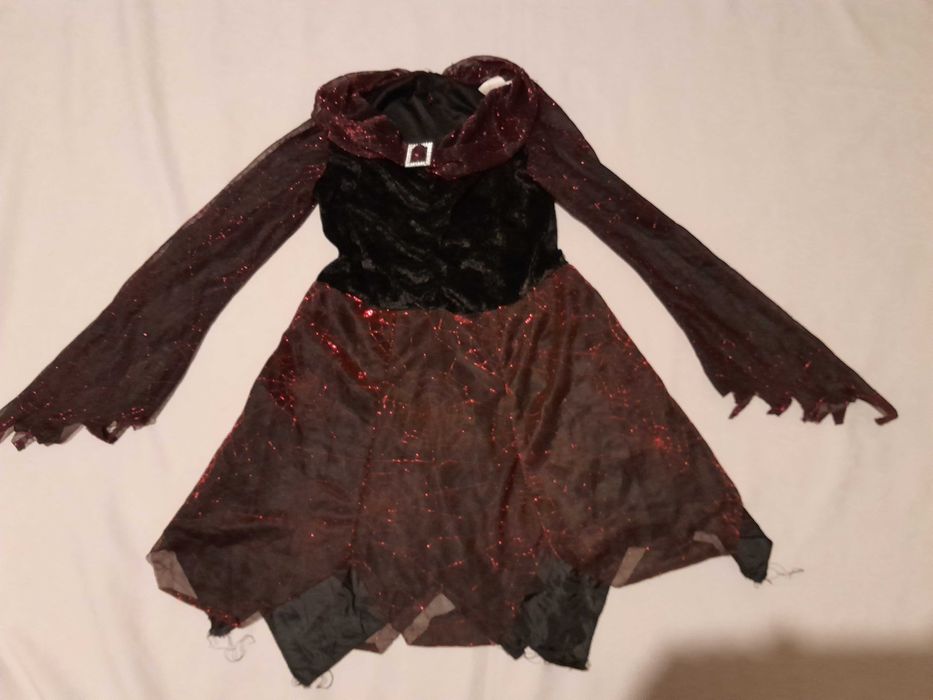strój/ sukienka  Halloween/ bal przebierańców/ karnawał 116-134cm