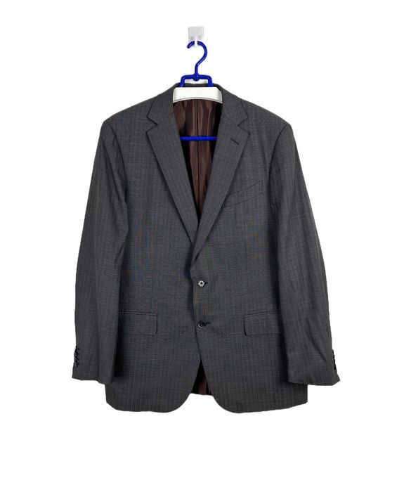 Marynarka męska ERMENEGILDO ZEGNA jedwab wełna krata 54R (L/XL)