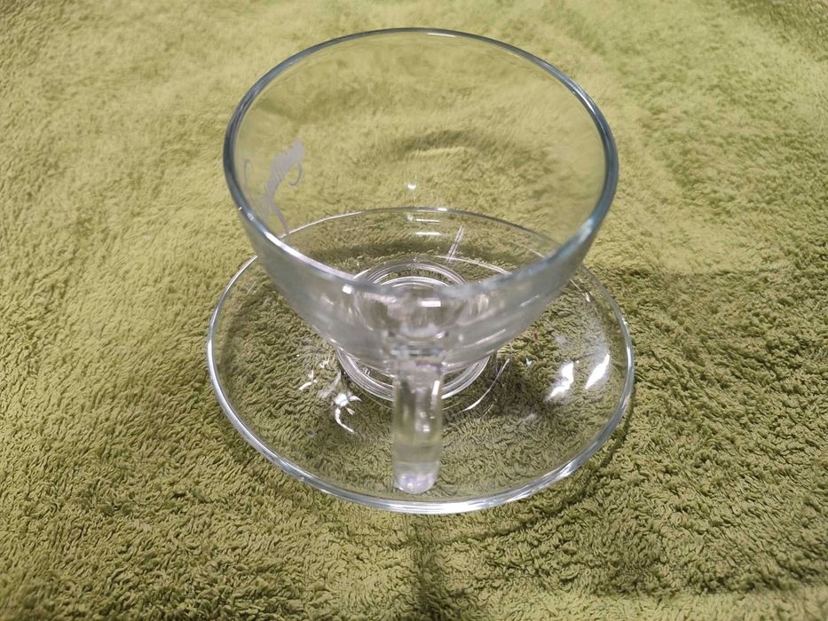 Conjunto Taça com pires