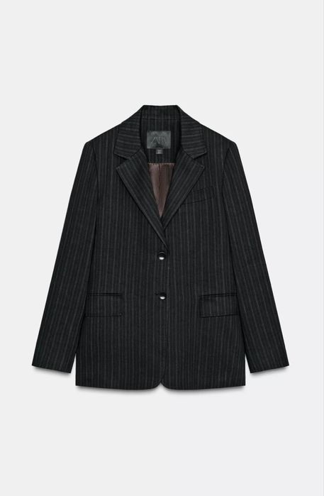 Пиджак блейзер Zara лен премиум limited