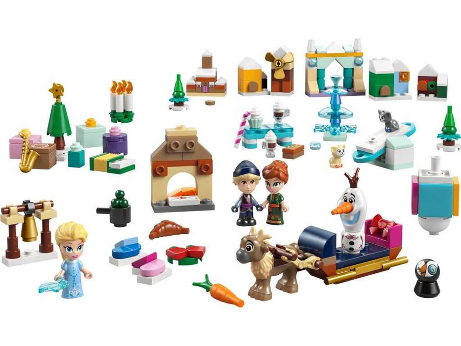 LEGO Disney - Kalendarz adwentowy na 2025 rok 43273 Kraina Lodu