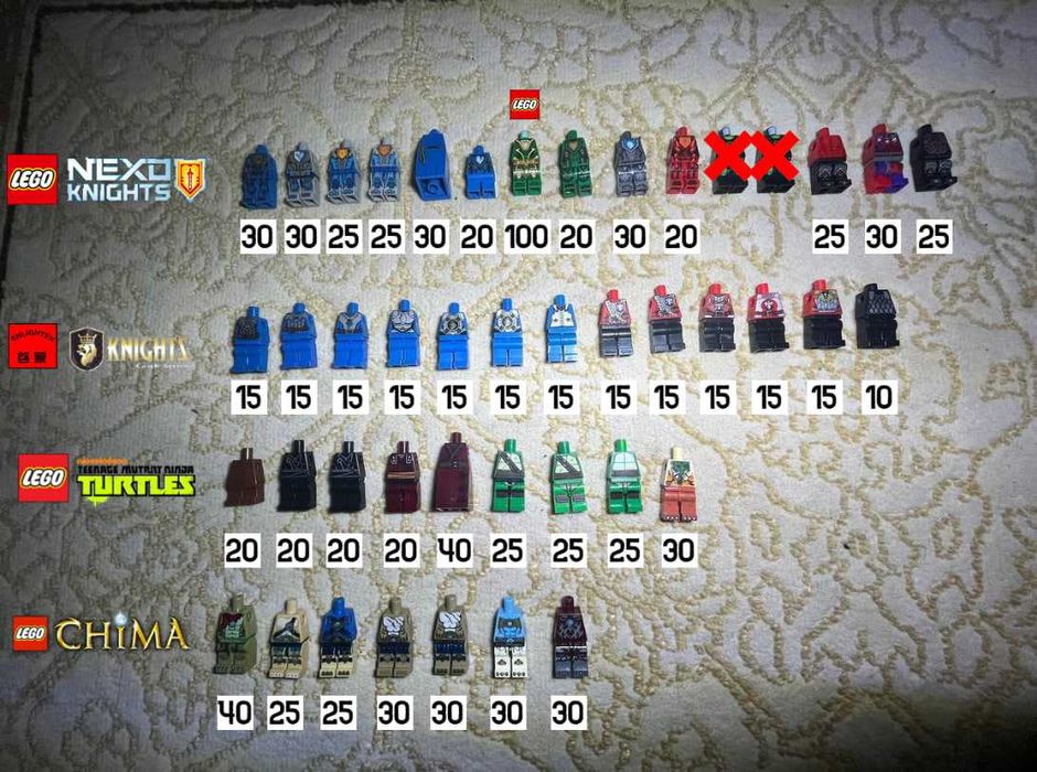 LEGO Minifigures || Части к ЛЕГО минифигуркам