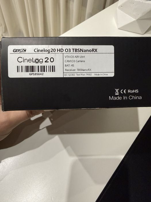 FPV дрон GEPRC CineLog20 HD O3 (TBS Nano RX)
