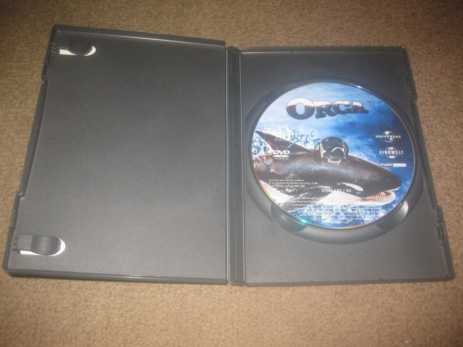 DVD "Orca: A Fúria dos Mares" com Bo Derek/Raro!