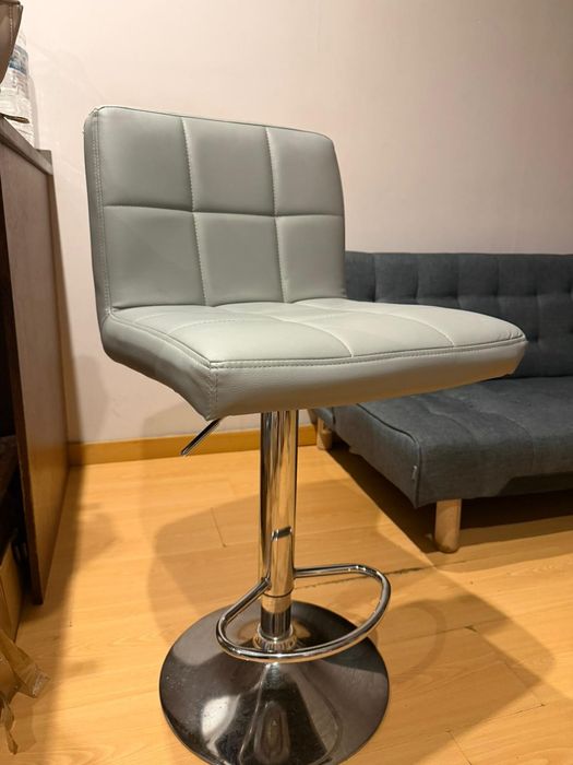 Banqueta de cozinha cromada