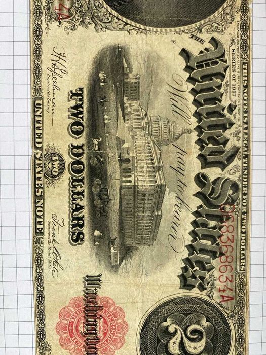 2 dolary, 1917. Stany Zjednoczone Ameryki (USA )