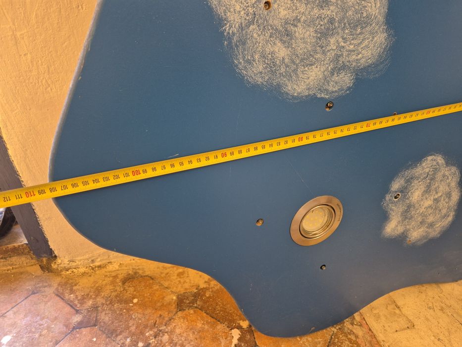 Lampa sufitowa podwieszana halogen i led