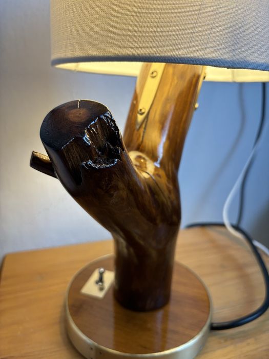 Lampa stołowa (nocna) kraftowa