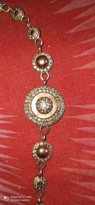 Срібний браслет з золотом