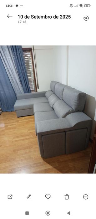 Sofá de abrir para a frente