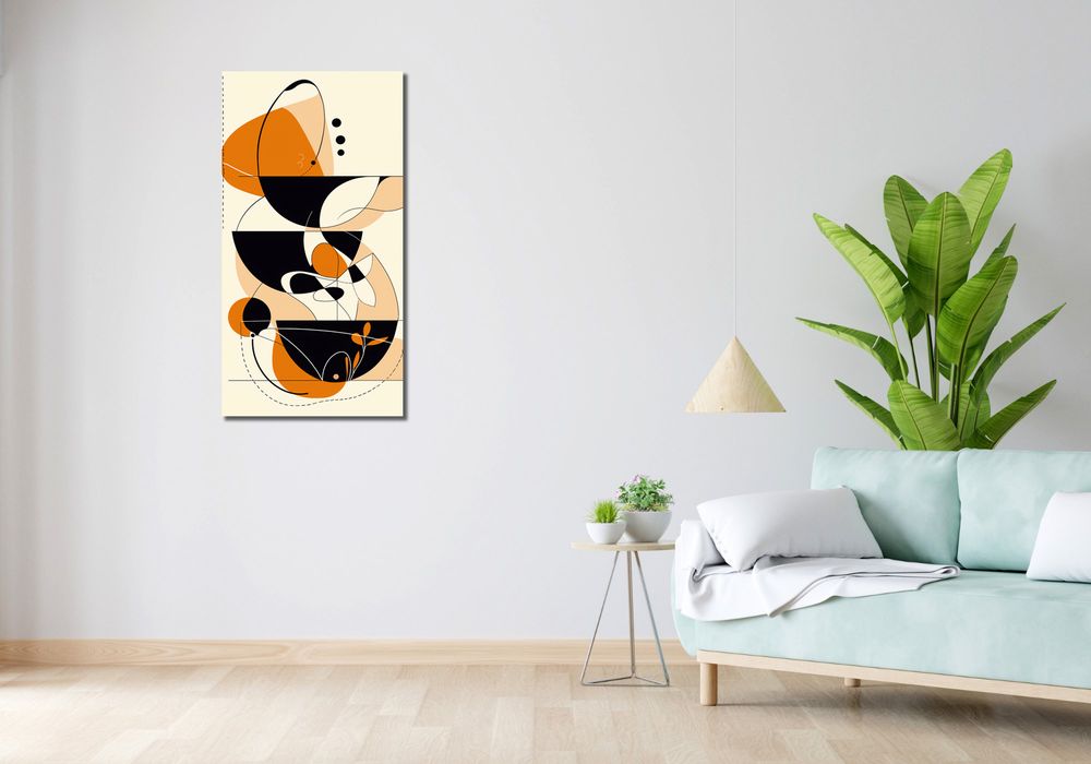 Obraz 50x100cm Taneczne Kręgi