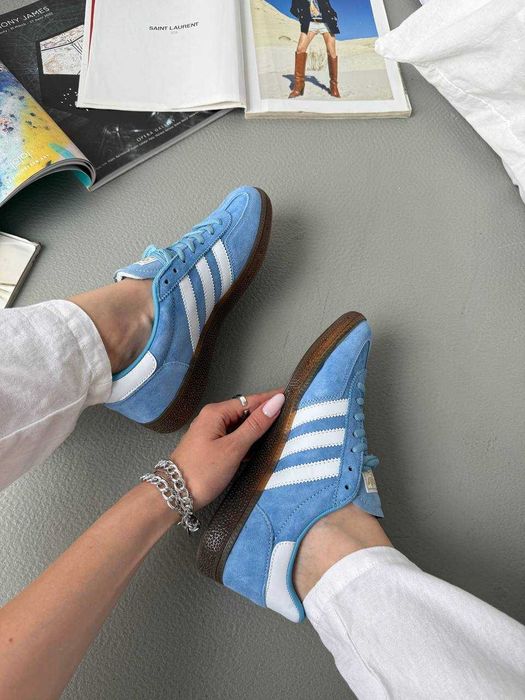 ‼️Кросівки Adidas Handball Spezial Sky Blue White