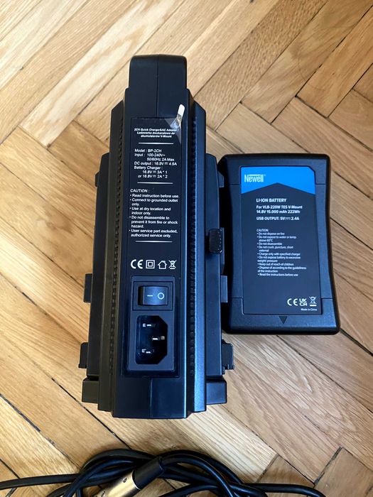 Akumulator Newell VLB-220W TES V-Mount + Ładowarka NEWELL V-Mount