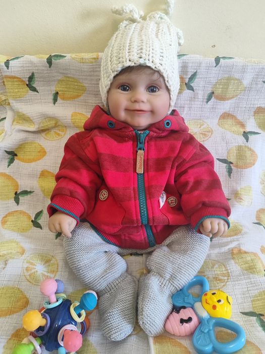 Кукла лялька пупс реборн Медді 50 см