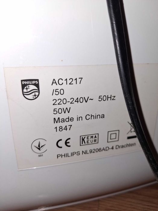 Oczyszczacz powietrza PHILIPS AC1217