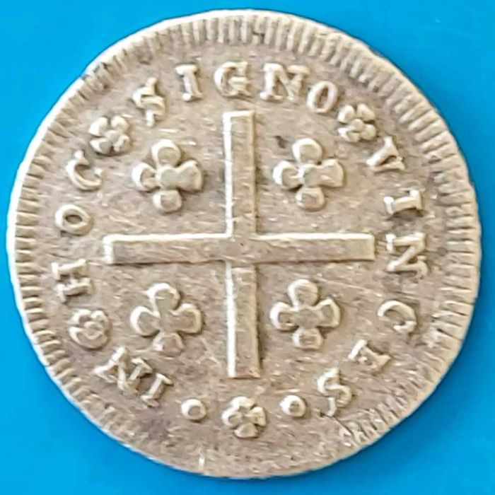 50 Reis ou meio tostão  D. Maria l  (1786 a 1799)