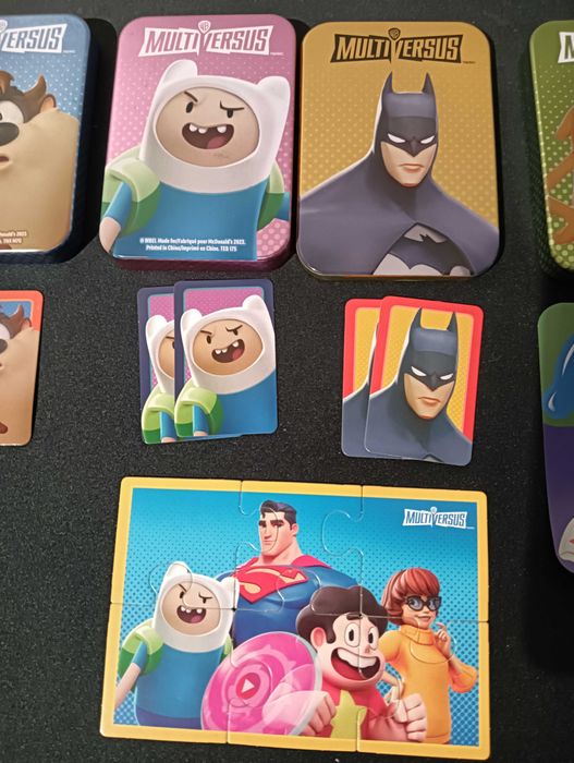 Coleção MultiVersus – Cartas e Peças de Jogo