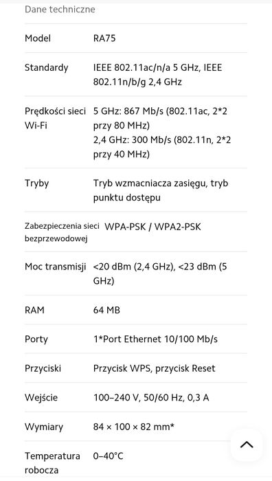 2x wzmacniacze sieci Mi Wifi Range Extender AC1200 xiaomi