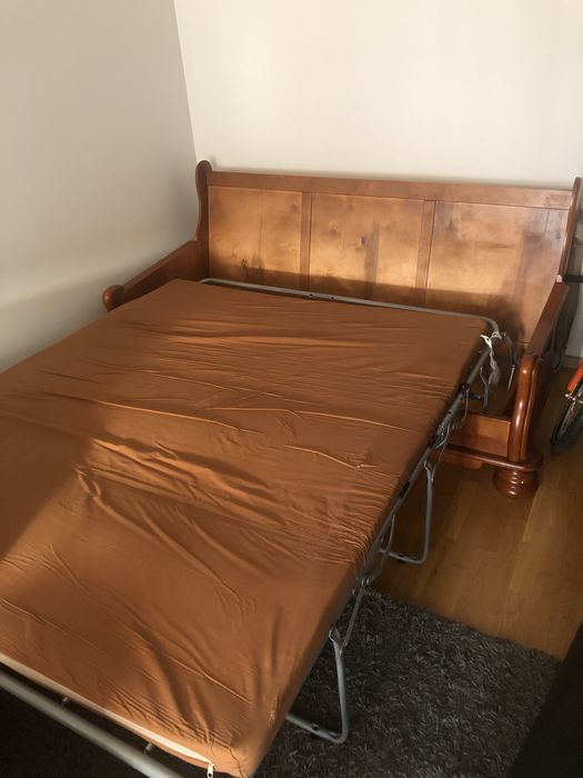 Sprzedam skórzany komplet mebli kanapa i dwa fotele