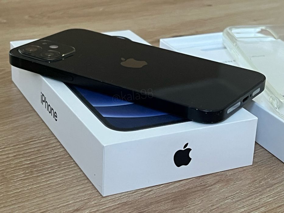 iPhone 12 64GB Czarny | 100% Oryginał | Zestaw z pudełkiem | 85% Bateria
