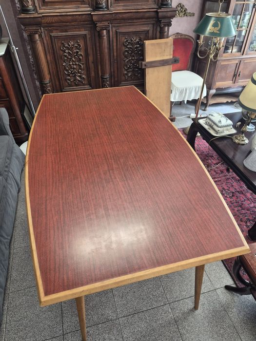 Mesa de Jantar Vintage Anos 60- Tampo Extensível.