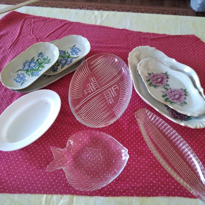 Ретро блюда, вазы, кувшины, хрусталь