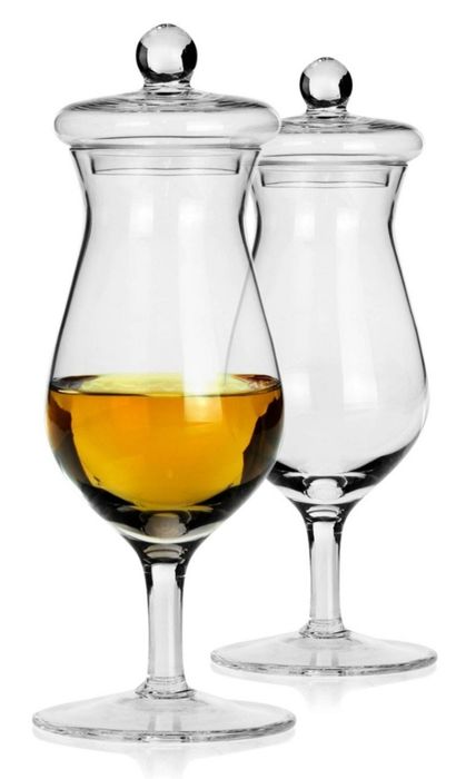 Degustacyjne kieliszki z pokrywką do whisky 100 ml 6 kompletów Krosno