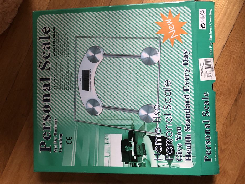 Waga łazienkowa przezroczysta