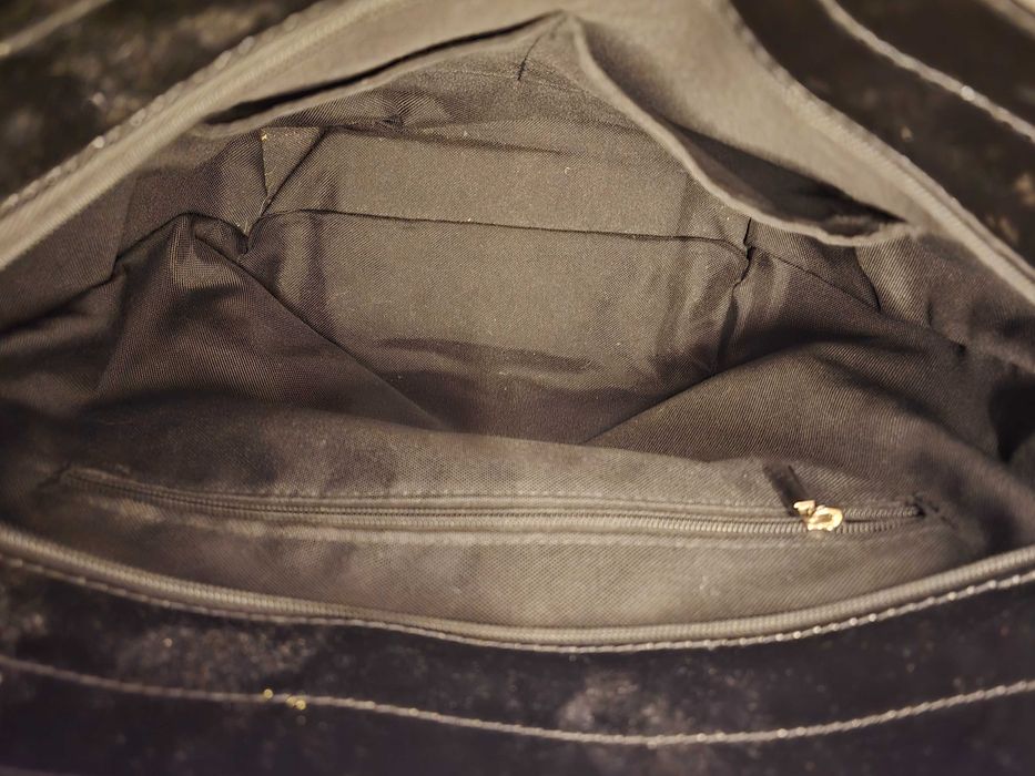 Batycki torebka shopper lakier skóra A4