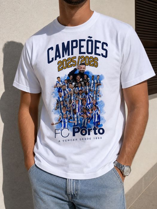 Camisola FC Porto Campeão 2025/2026 Personalizada (Nome) – 31º Campeonato
