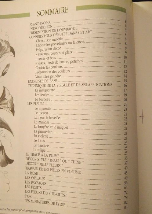 Lydie Guillem - Découvrir et s'initier à la peinture sur porcelaine