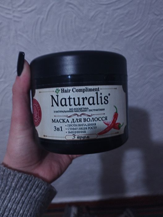 Маска з перцем для волосся, стимуляція росту, зміцнення, прибл. 166 мл