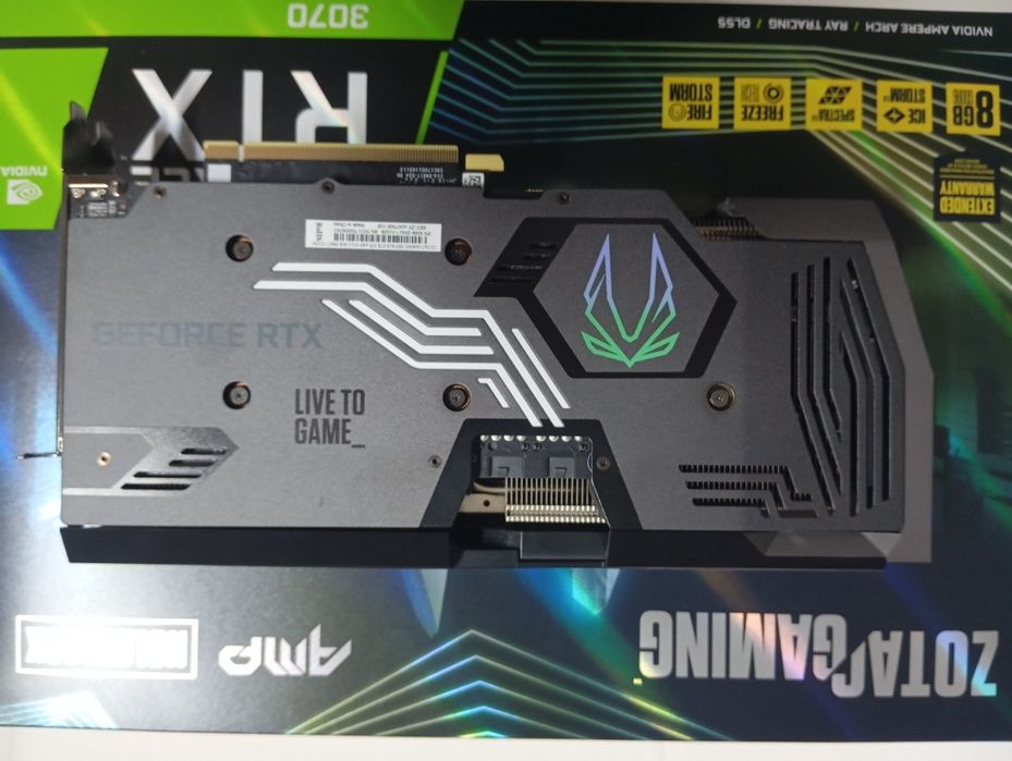 RTX 3070 Zotac Holoblack