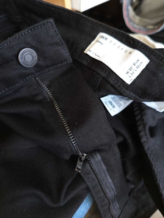 Джинсы Asos jeans United Kingdom w32 stretch black.