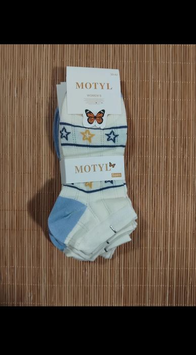 5 Par Skarpety Damskie Stopki Bawełniane 39-42