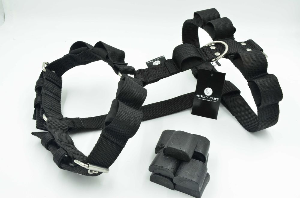 Szelki o szerokości 4cm z obciążeniem do treningu