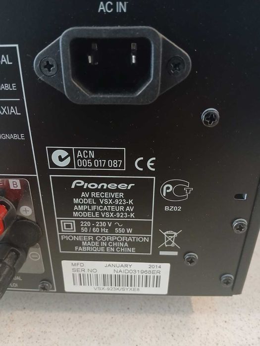 Amplificador de som marca Pioneer