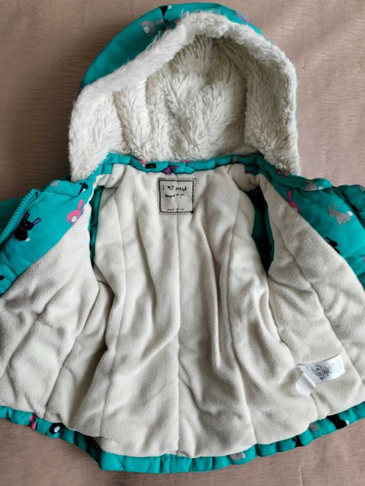 Paczka 19 szt. kurteczki, kombinezon r. 68/ 74