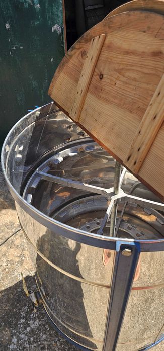 Extractor Electrico., para Mel, de 20 Quadros, a Inox.