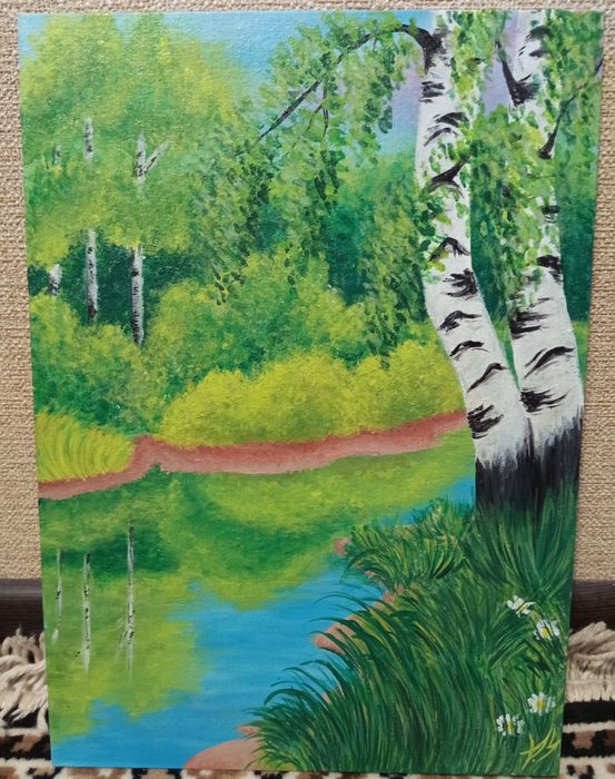 Картина "Літній пейзаж "