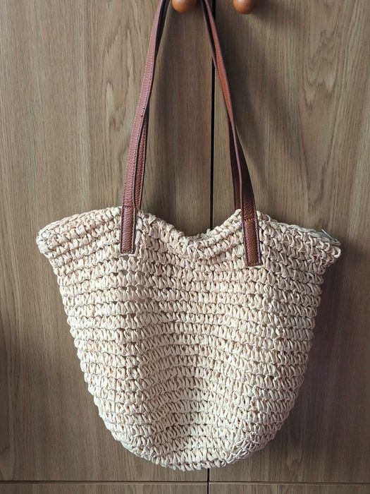 Жіноча сумка з соломи на літо. M&S