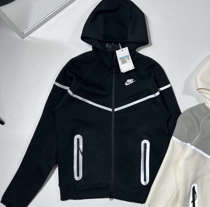 ‼️БЕЗ ПЕРЕДОПЛАТ‼️ Зіп Худі Nike Tech Fleece Reflective/nocta