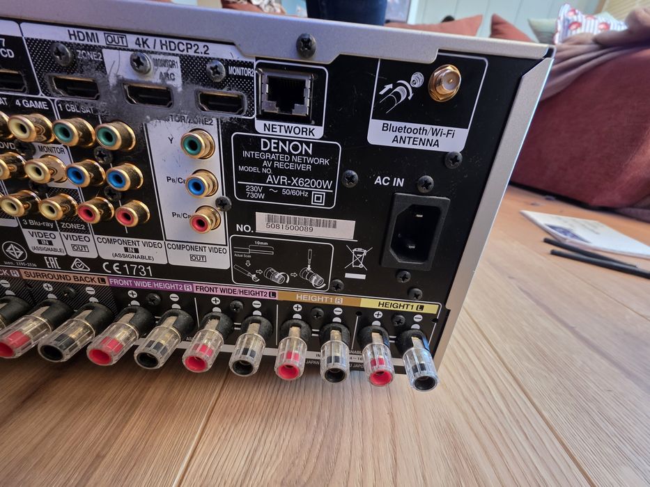 Denon AVR-X6200W | Made in Japan | Flagowy 9.2 | Pilot + Mikrofon